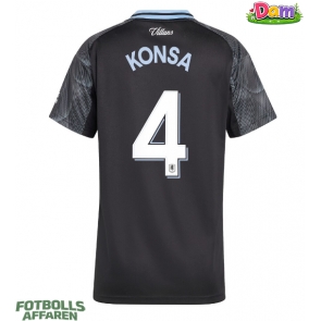 Aston Villa Ezri Konsa #4 Bortatröja Kvinnor 2025-26 Kortärmad